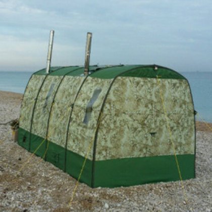 Баня с печкой палатка